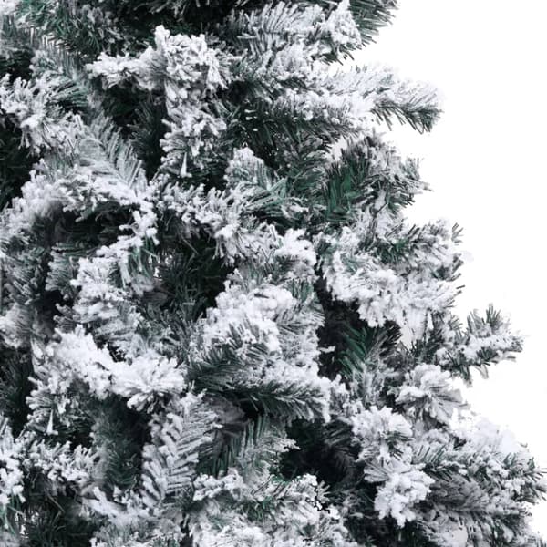 Plastgran med snö grön 210 cm PVC