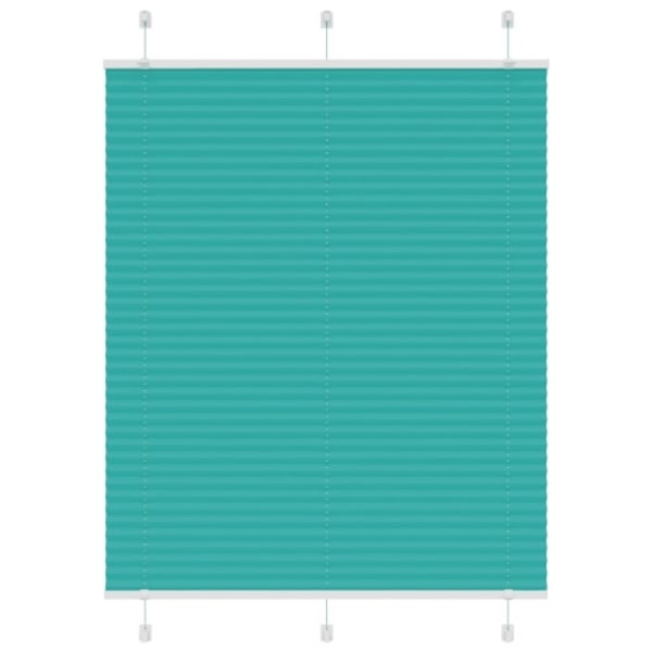 Plisserad persienn bensingrön 105x100 cm tyg bredd 104,4cm