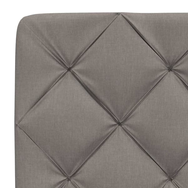 Headboard Cushion Taupe 160 cm Fabric