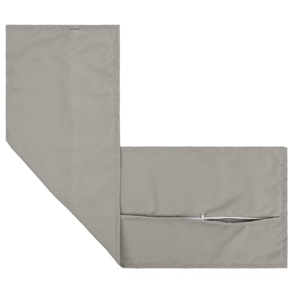 Kuddöverdrag 2 st HOUTEN Grå 40 x 145 cm Polyester