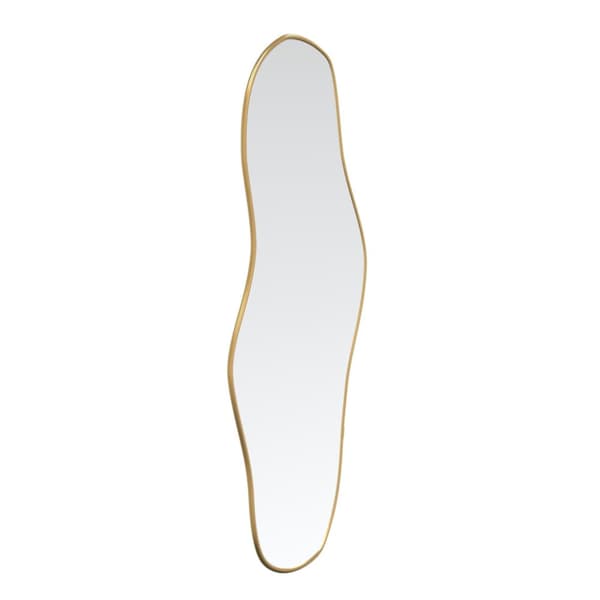 Väggspegel guld 60x25 cm