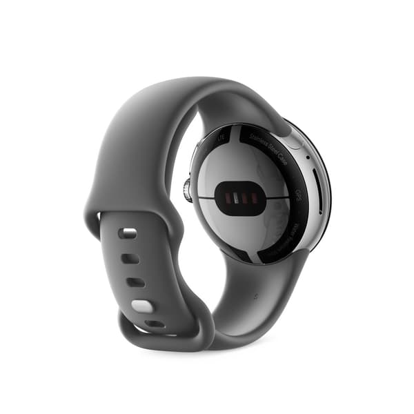 Google Pixel Watch AMOLED 41 mm Digital Silver Wi-Fi GPS
