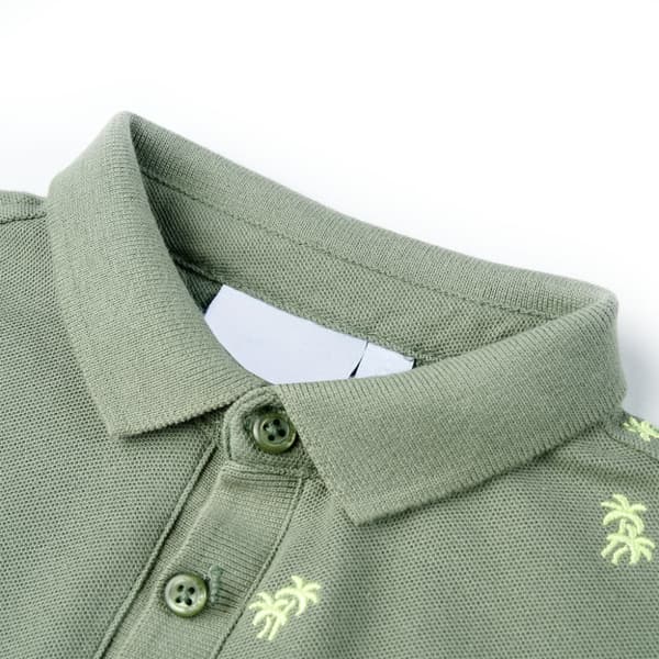 Pikétröja för barn khaki 92