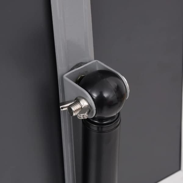 Skyltställ A3 svart aluminiumlegering