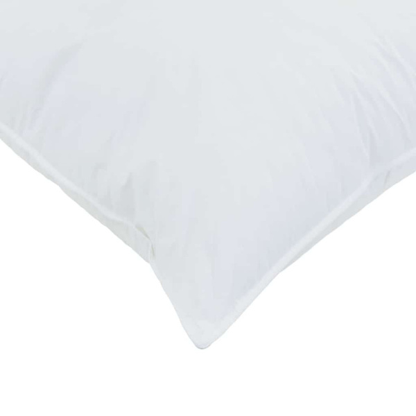 Duntäcke med kudde 2 pcs Vit Mikrofiber