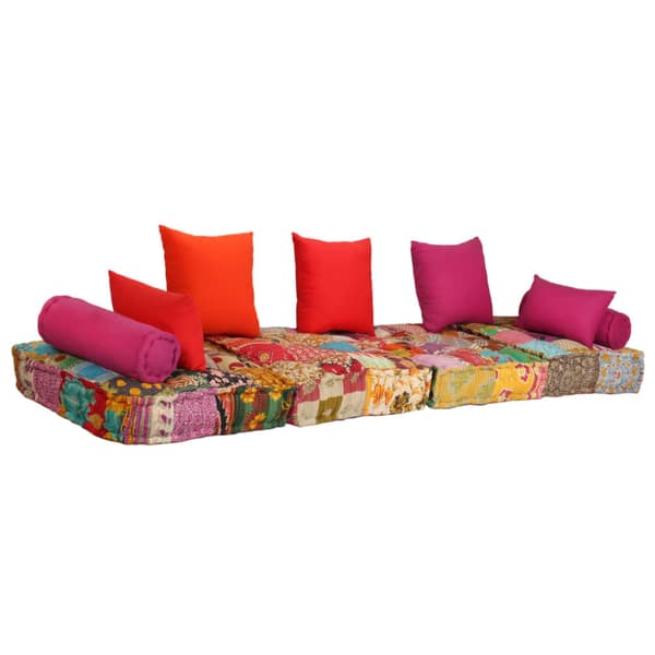 Modulpuff 2-sits lappad tyg