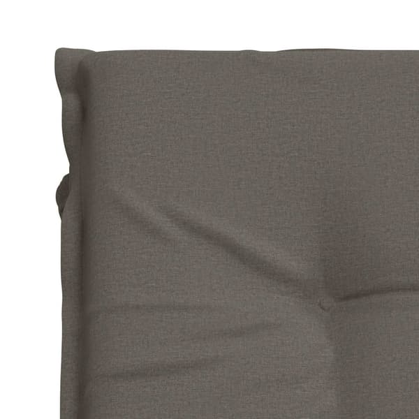 Solstol Kudde GEMERT 100% Polyester Grå 190 x 80 x 9 cm