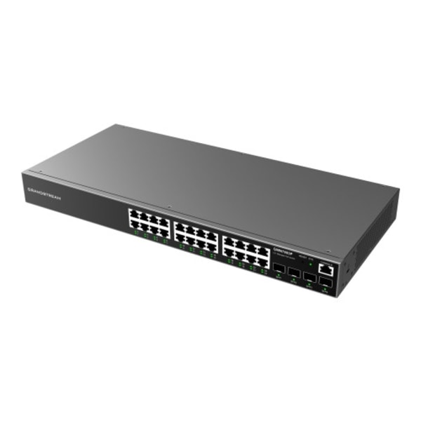 Grandstream GWN7803 - switch - 24 portar - Administrerad Svart