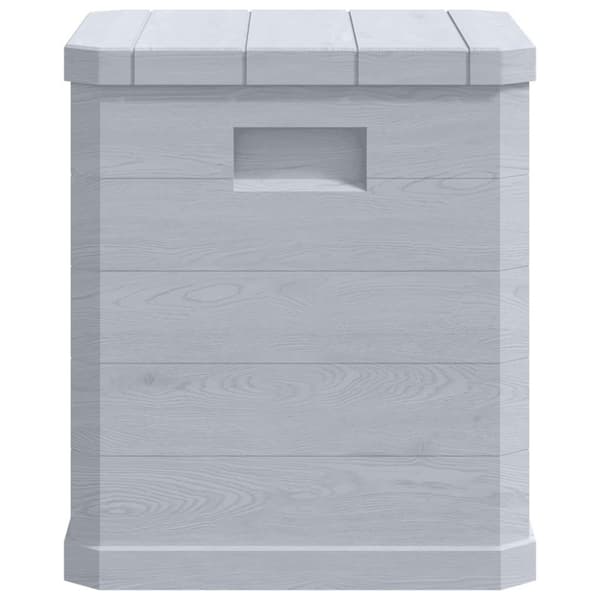 Dynbox 90 liter ljusgrå