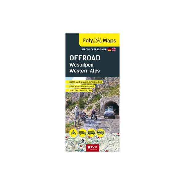FolyMaps OFFROAD Western Alps 1:250,000