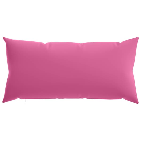 Kuddöverdrag 12 st HEERLEN Rosa 40 x 80 cm Polyester