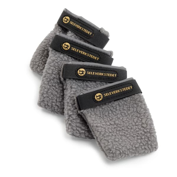 Hundskor Fleece 4p Grå Mini