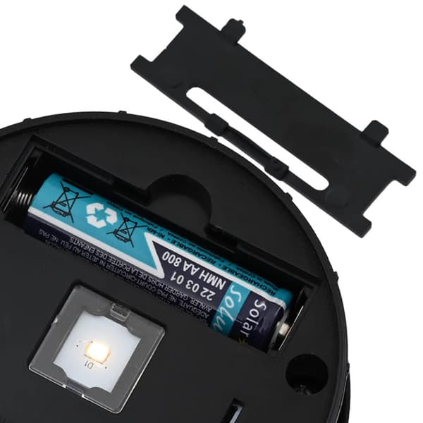 Solar LED Stig Ljus 2 pcs Brons Väderbeständig stål