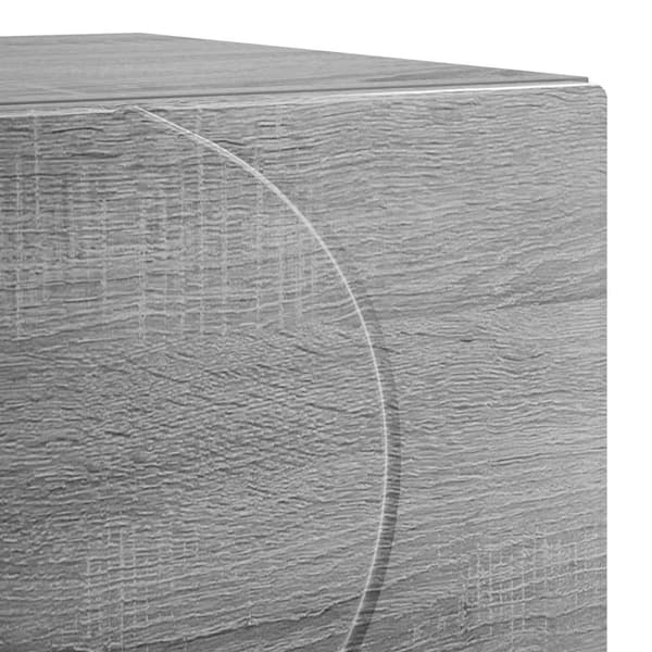 Nattduksbord Grå Sonoma 33,5 x 34,5 x 50 cm Konstruerat trä
