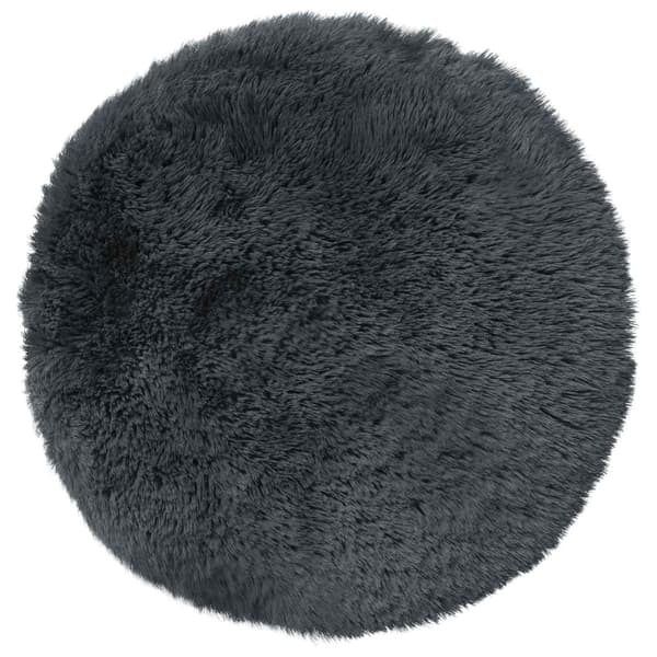 Kuddöverdrag 2 pcs HEERLEN Antracit Ø 60 cm PV Fleece
