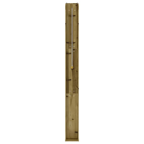 Utomhus Dusch 226 cm Impregnerad furu och rostfritt stål