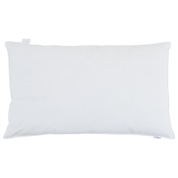 Kudde med kudde Vit 40 x 80 cm Fjäder
