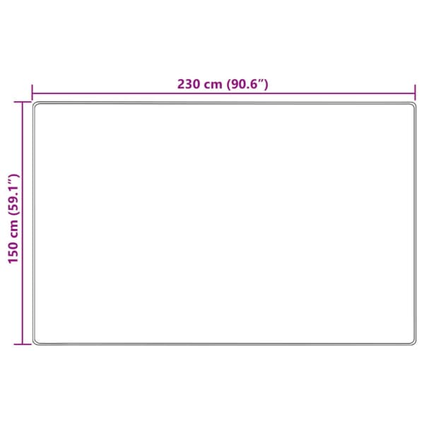 Mattlöpare MARSA Skogsgrön 230 x 150 cm Polyester och PVC