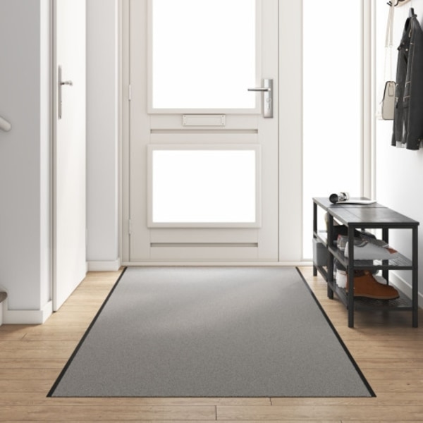Grå Rektangulär Dörrmatta 120x350 cm
