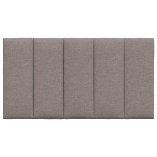 Headboard Cushion "Hanko" Taupe 80 cm Fabric