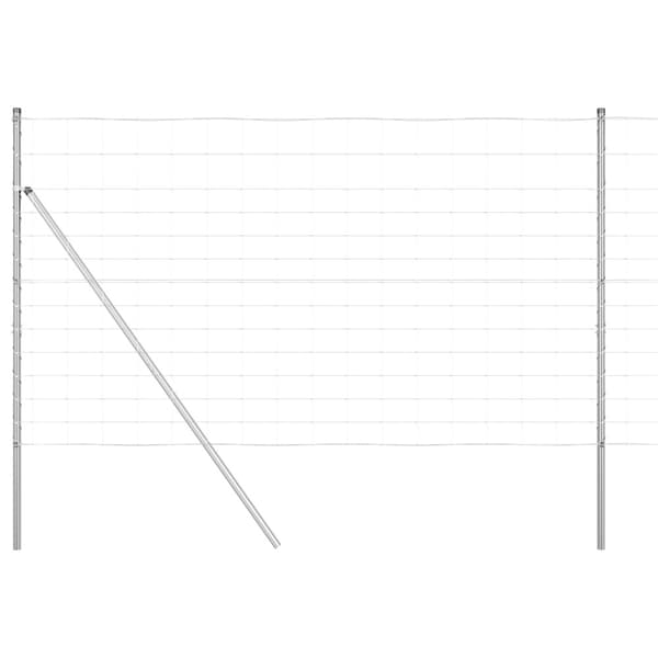 Stängselstolpe Galvaniserad 50 x 1,4 m Stål