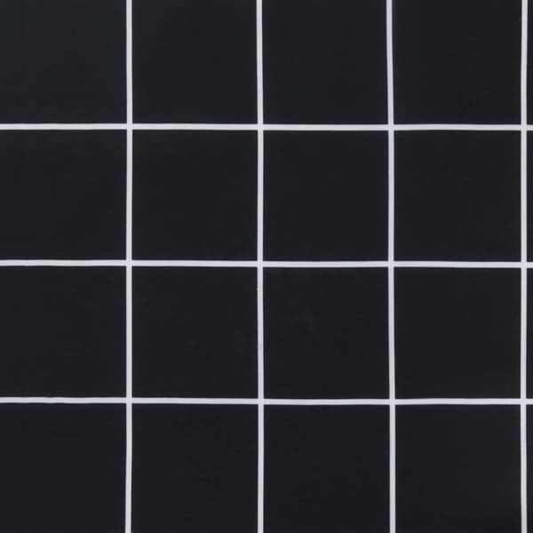 Palldyna svartrutig 70x40x12 cm tyg