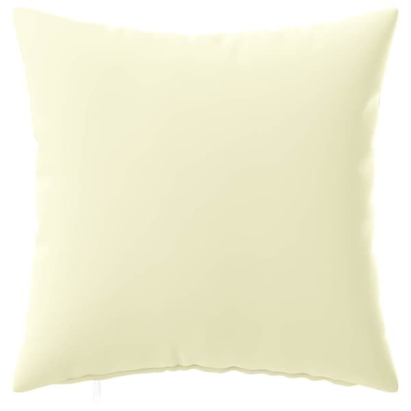 Kuddöverdrag 2 st HEERLEN Gräddvit 45 x 45 cm Polyester