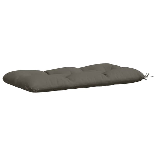 2-delade Bänk Kuddar VIANEN 100% Polyester Grå 110 x 60 x 12 cm