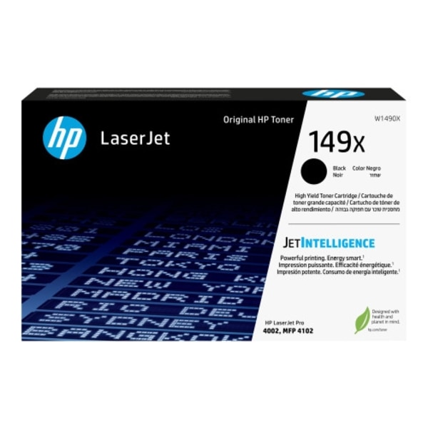 HP 149X - hög kapacitet - svart - original - LaserJet - tonerkassett (W1490X)