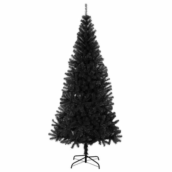 Julgran Svart 180 cm PVC