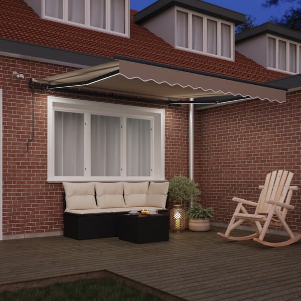 Markis tyg med Beige 300 x 250 cm Polyester