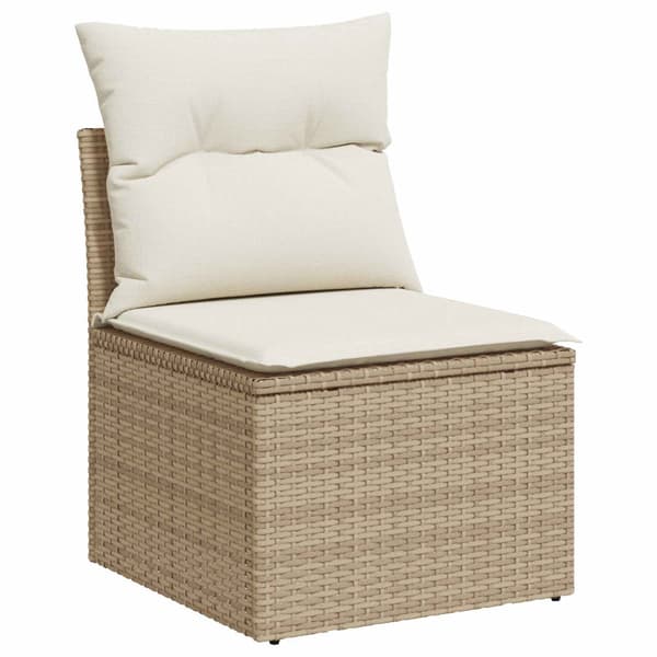Soffset 6 st 4-Antal sittplatser Beige och krämvit