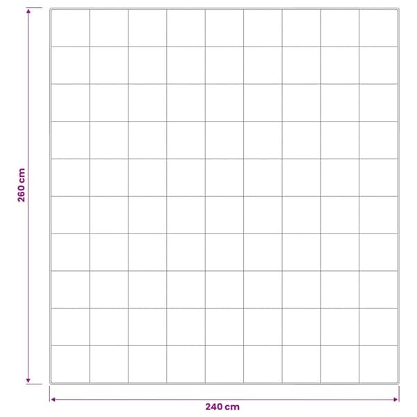 Täcke och kudde set 3 st 240x260 cm Vinter 450 GSM Ull Vit