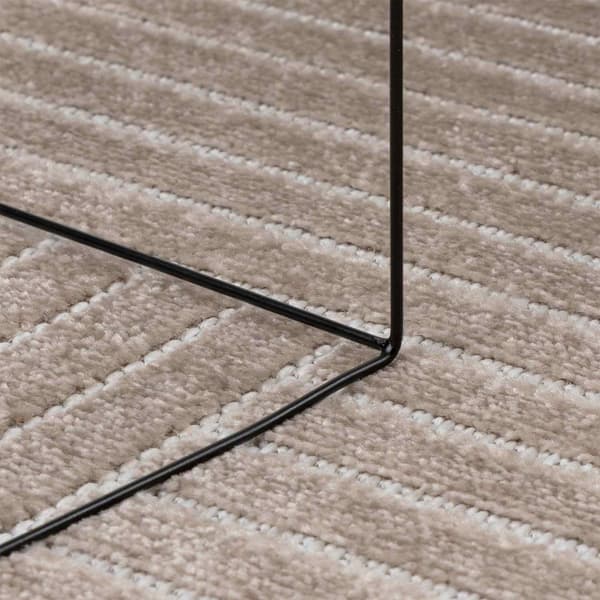 Områdesmattor Rektangulär PALMERAS Beige 170 x 120 cm Polyester