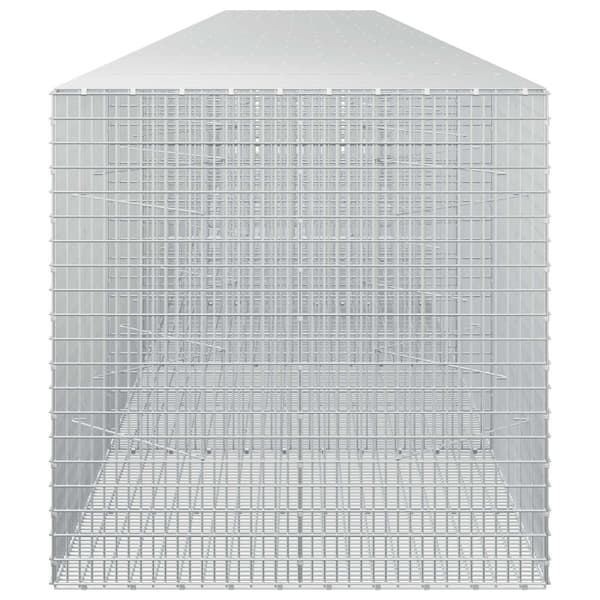 Gabion med 3,5 mm tråd och 5x2,5 cm nät 800x100x100 cm