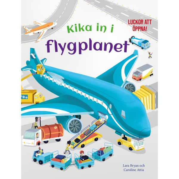 Kika in i flygplanet (bok, board book)