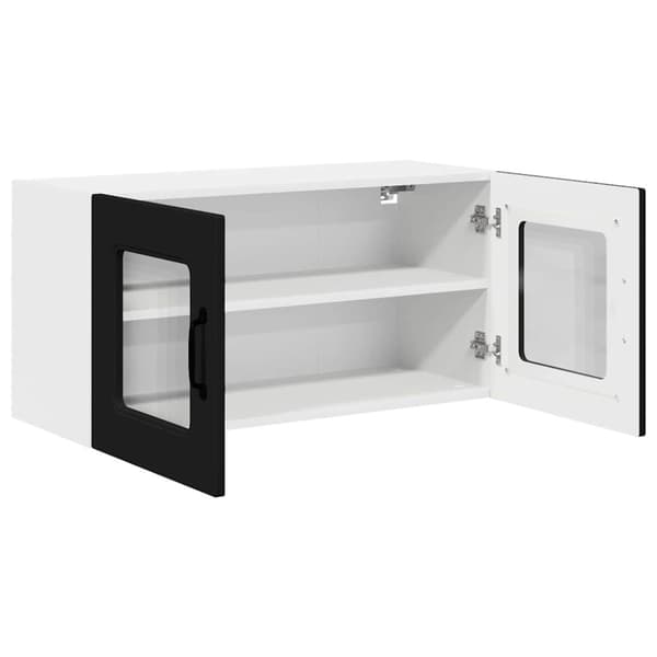 Diskmaskin panel Kalmar Svart 80 x 31 x 40 cm Konstruerat trä