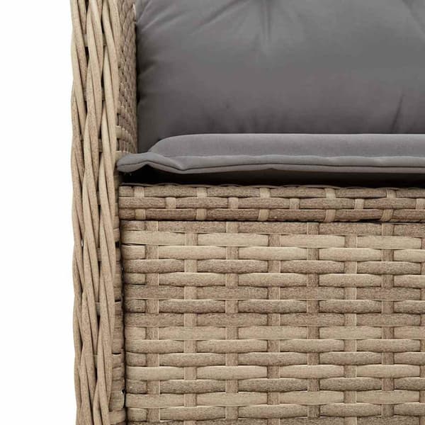 Trädgårdsbänk Beige konstrotting