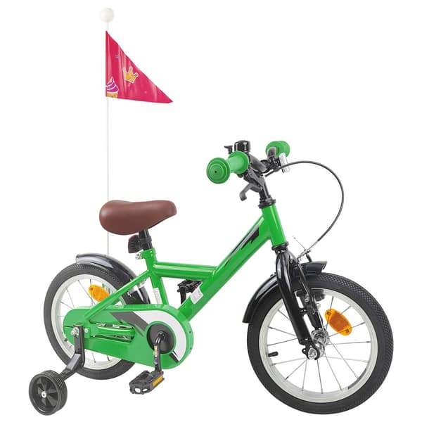 Barncykel 12 Tum för 2-4 åringar Grön