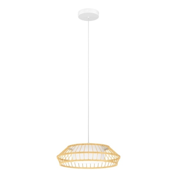EGLO Yuku-Z Smart Pendant Lamp – Bamboo Ø46cm – RGB + White – Zigbee & Bluetooth