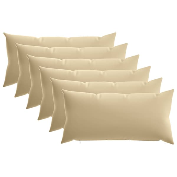 Kudde med kudde HEERLEN 6 st Beige Polyester