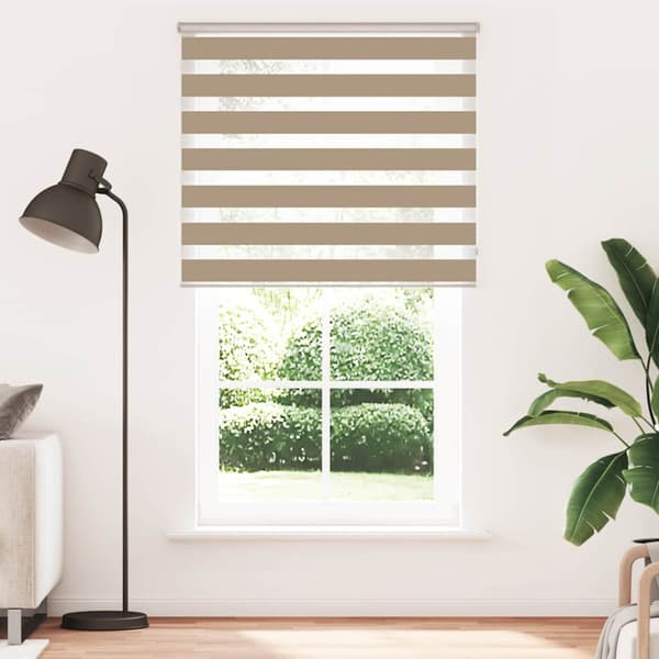 Rullgardin zebra 130x230 cm tyg bredd 125,9 cm polyester