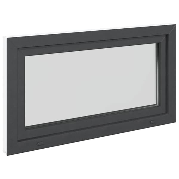 Källarfönster RISOR Antracit 110 x 50 cm PVC och glas