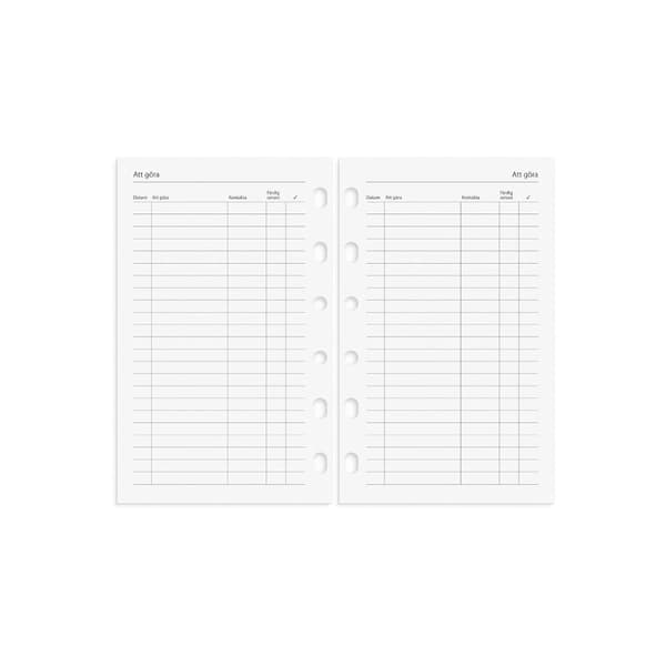 Compact Systemkalender 2027 konstl svart