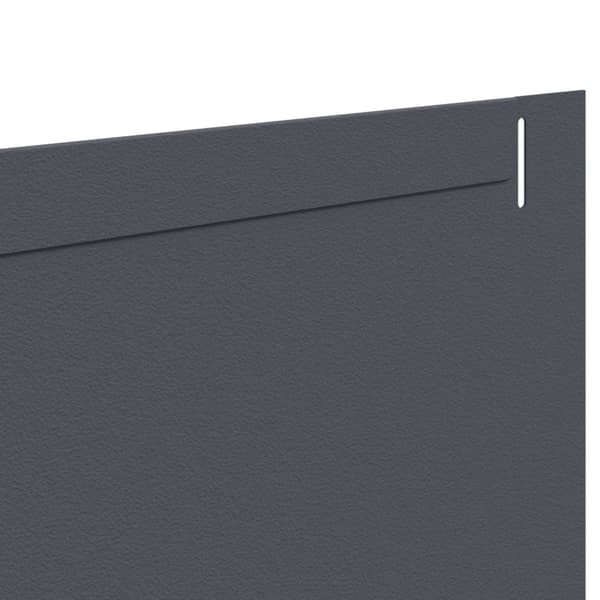 Kant för gräsmatta 30 pcs 102 x 15 x 4 cm Stål Antracit