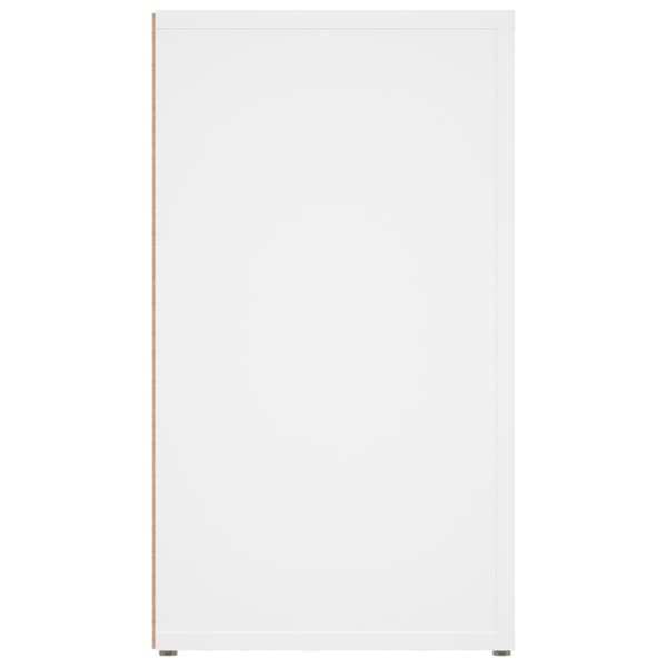 Skänk vit 80x30x54 cm konstruerat trä