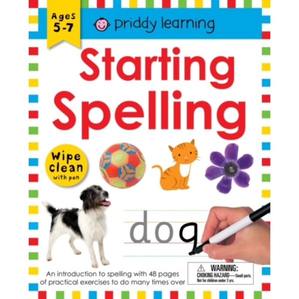 Wipe Clean Workbook: Starting Spelling (bok, spiral, eng)