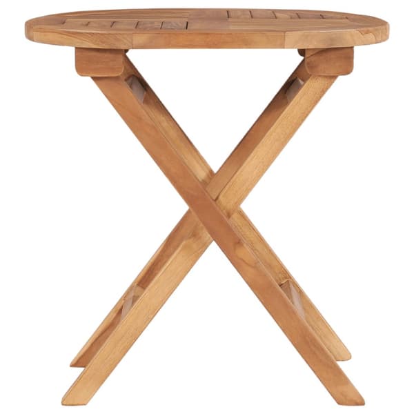 Hopfällbart trädgårdsbord 45 cm massiv teak