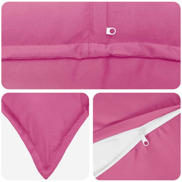 Kuddöverdrag 6 st HOUTEN Rosa 40 x 70 cm Polyester