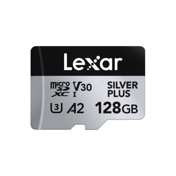 Lexar Professional SILVER PLUS - flash-minneskort - 128 GB - mikroSDXC UHS-I